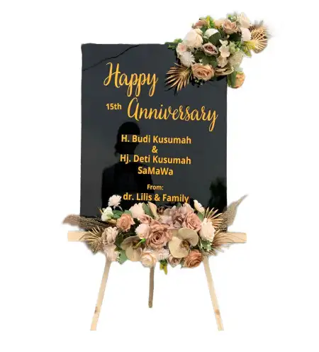 Papan Bunga Akrilik Siwungkuk