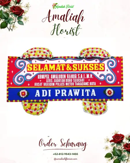 Papan Bunga Ucapan Selamat Siwungkuk